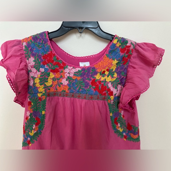 J. Marie Cameron embroidered floral dress - Picture 5 of 12